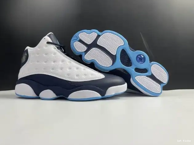 1st Kicks Shoes Jordan Dark Blue 13 Air 414571-144 Powder 0624